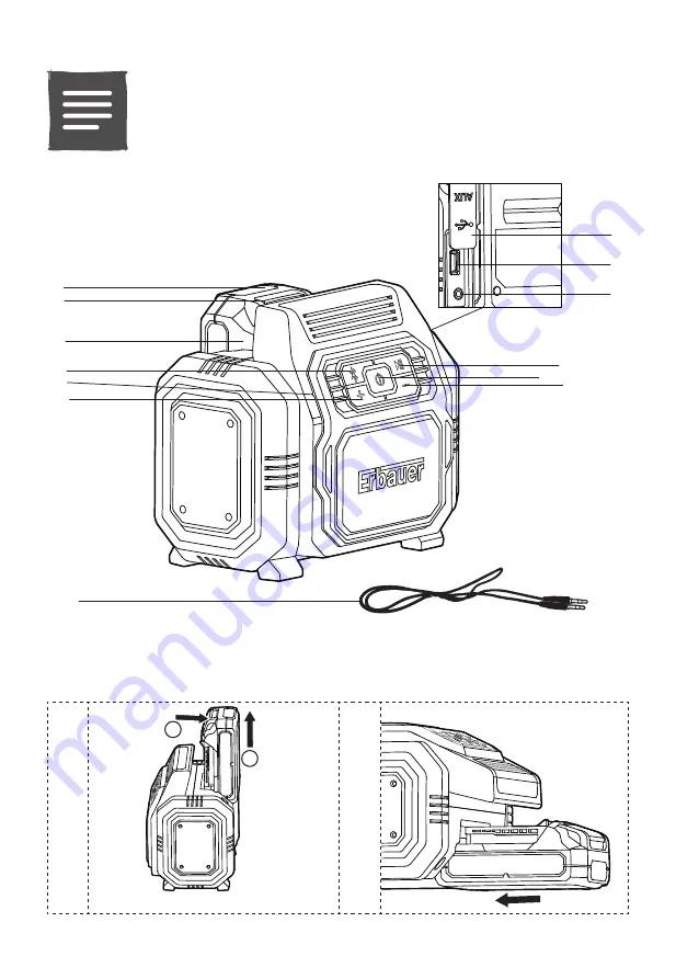 Erbauer 3663602440116 Original Instructions Manual Download Page 4