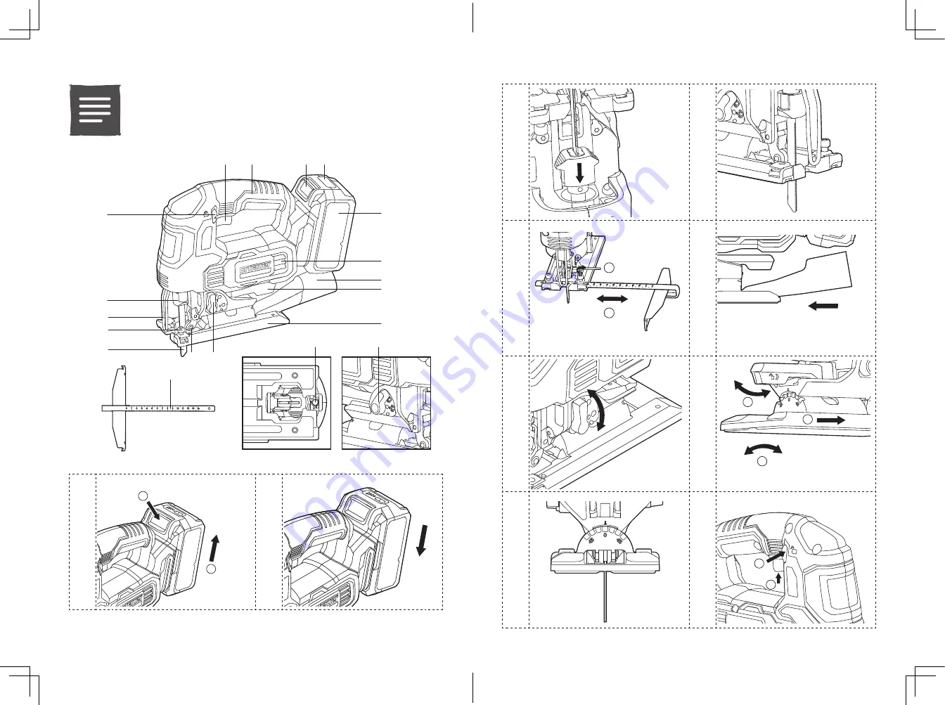 Erbauer EJS18-Li Original Instructions Manual Download Page 3