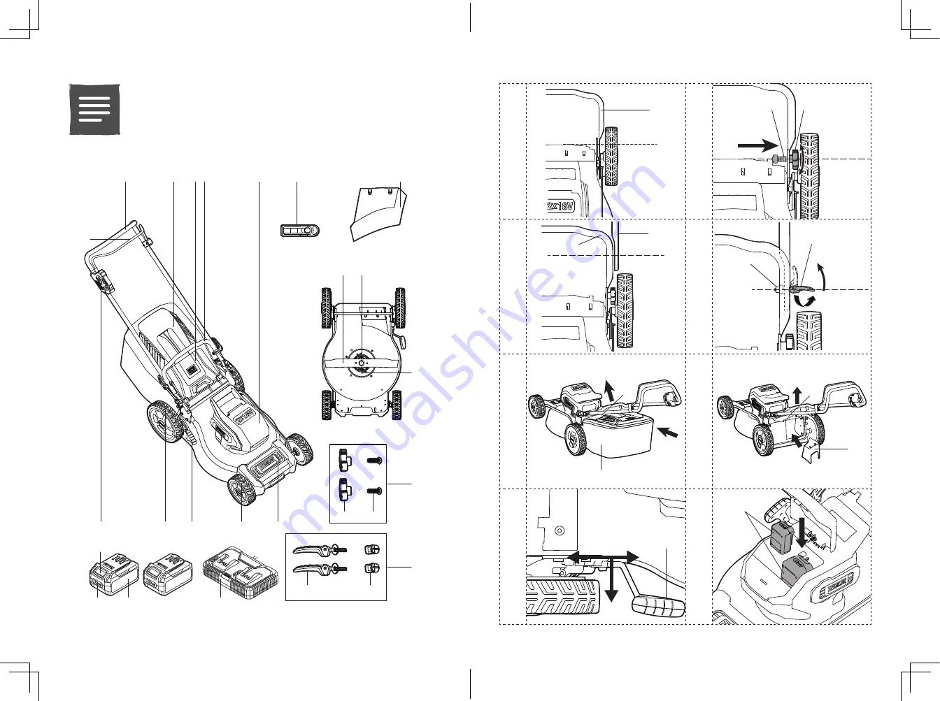 Erbauer ELM18-Li Original Instructions Manual Download Page 3