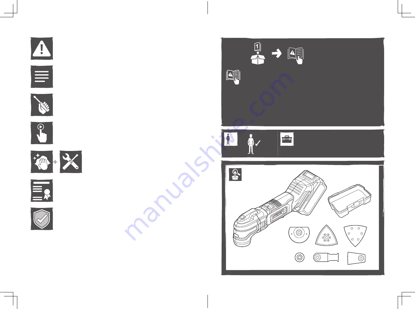 Erbauer EMT18-Li-QC Original Instructions Manual Download Page 2