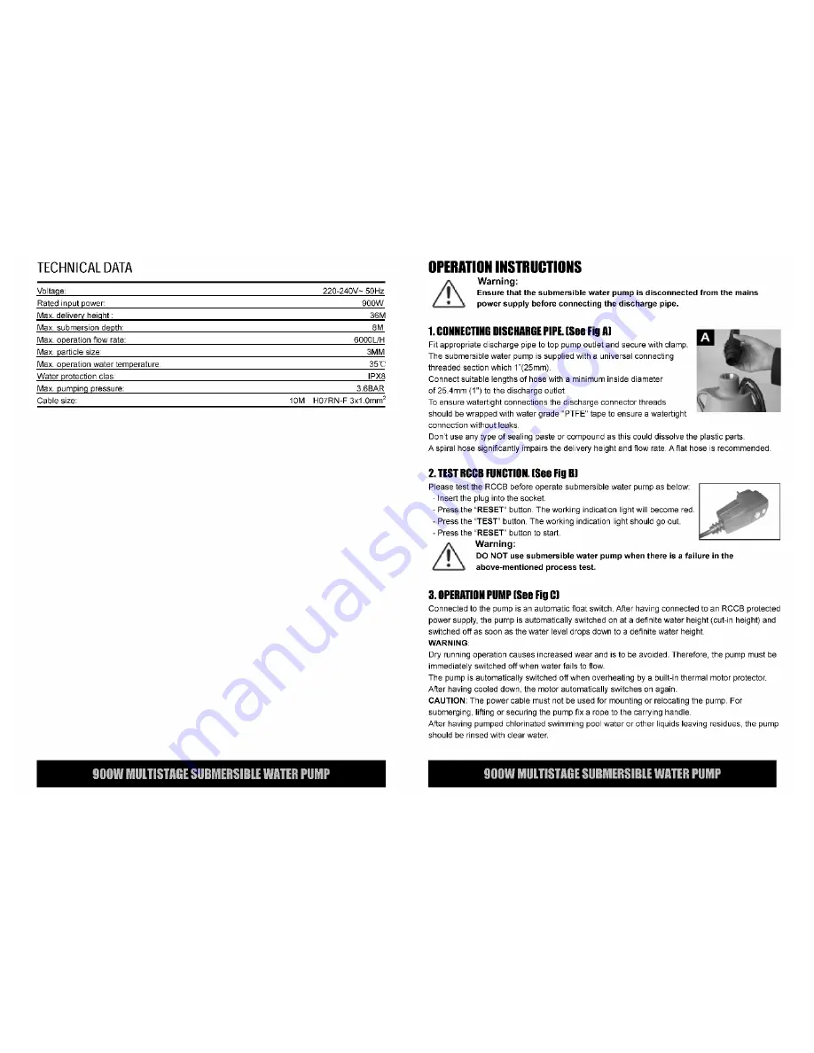 Erbauer ERB079PMP Скачать руководство пользователя страница 6