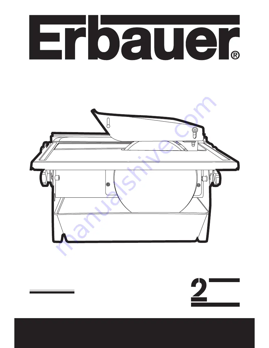 Erbauer ERB180C Скачать руководство пользователя страница 1