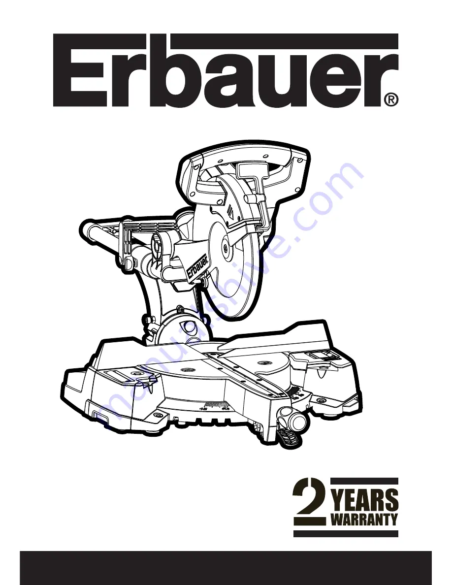 Erbauer ERB239MSW Скачать руководство пользователя страница 1