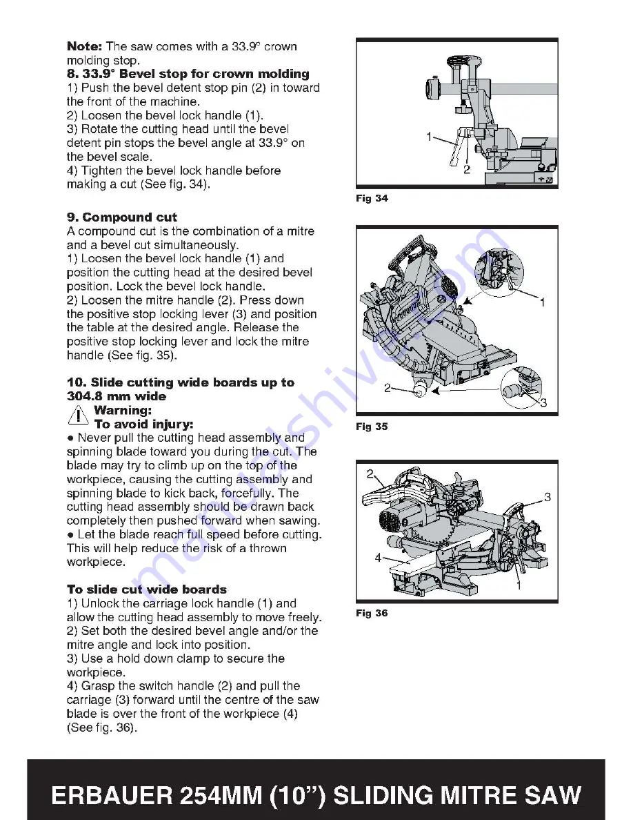 Erbauer ERB2501SE User Manual Download Page 25