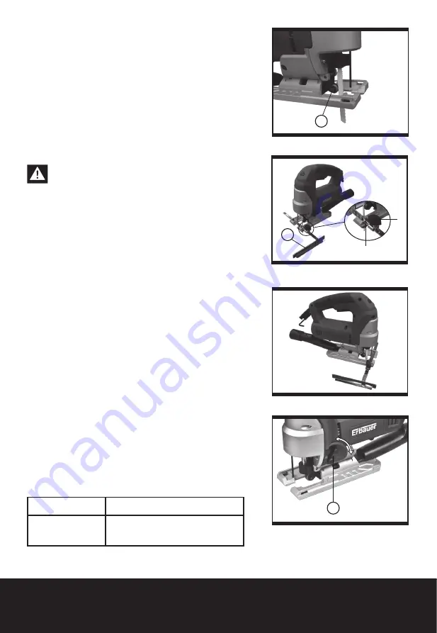 Erbauer ERB389JSW Manual Download Page 15