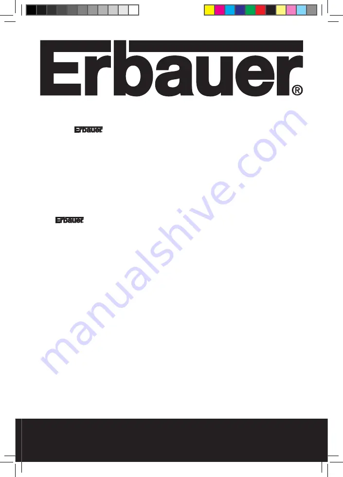 Erbauer ERB807A Manual Download Page 3