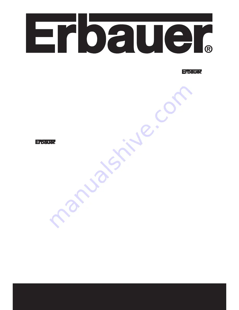 Erbauer ERI604IPD User Manual Download Page 3