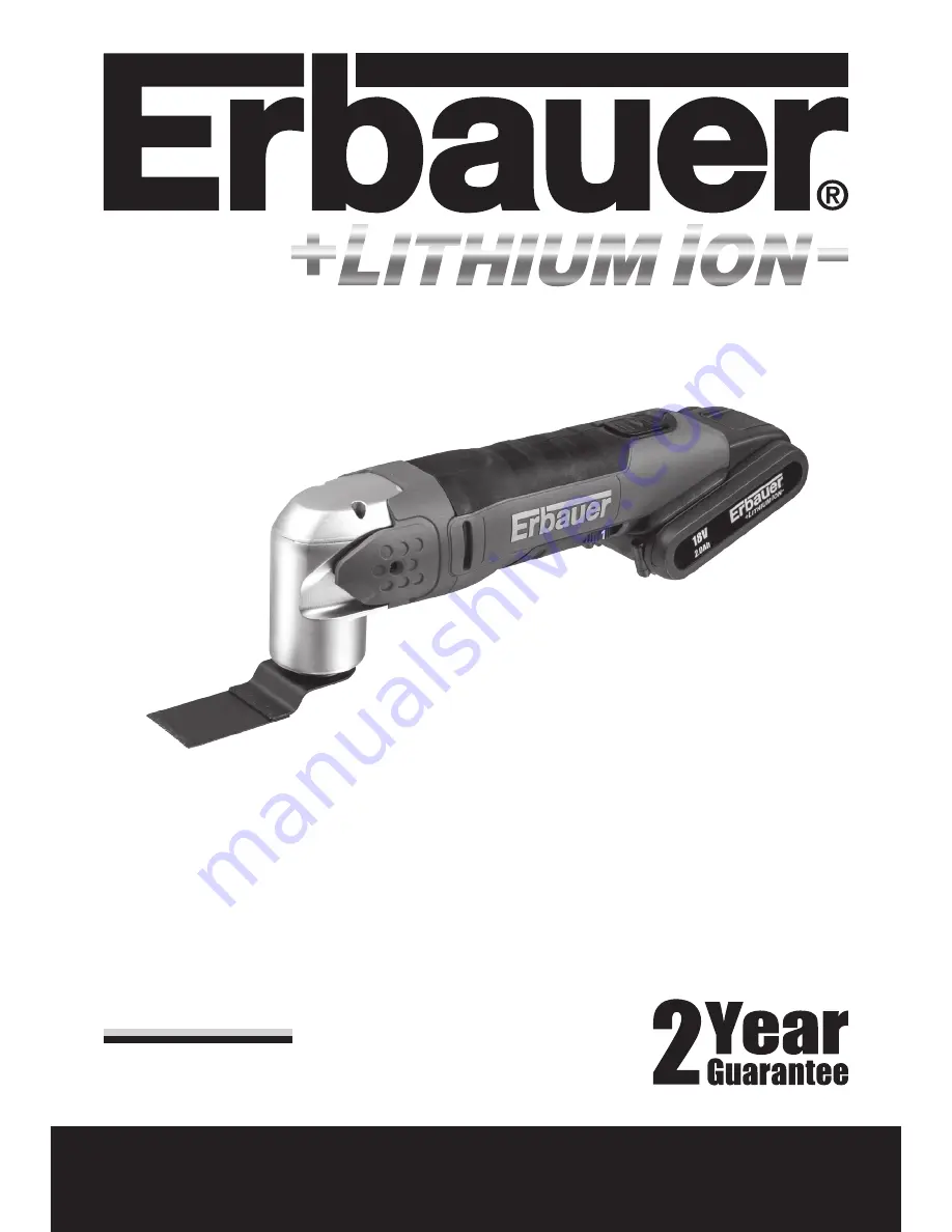 Erbauer ERI616HTL Original Instructions Manual Download Page 1