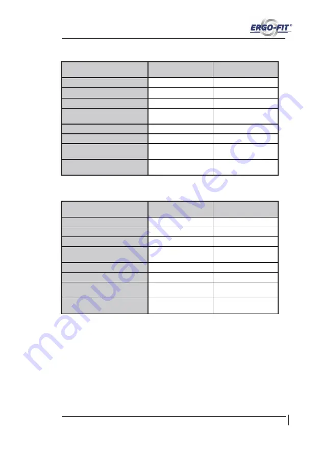 ERGO-FIT POWERLINE 4000 Owner'S Manual Download Page 107