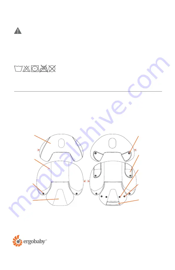 ergobaby 180 COMFORT CUSHION Instruction Manual Download Page 2