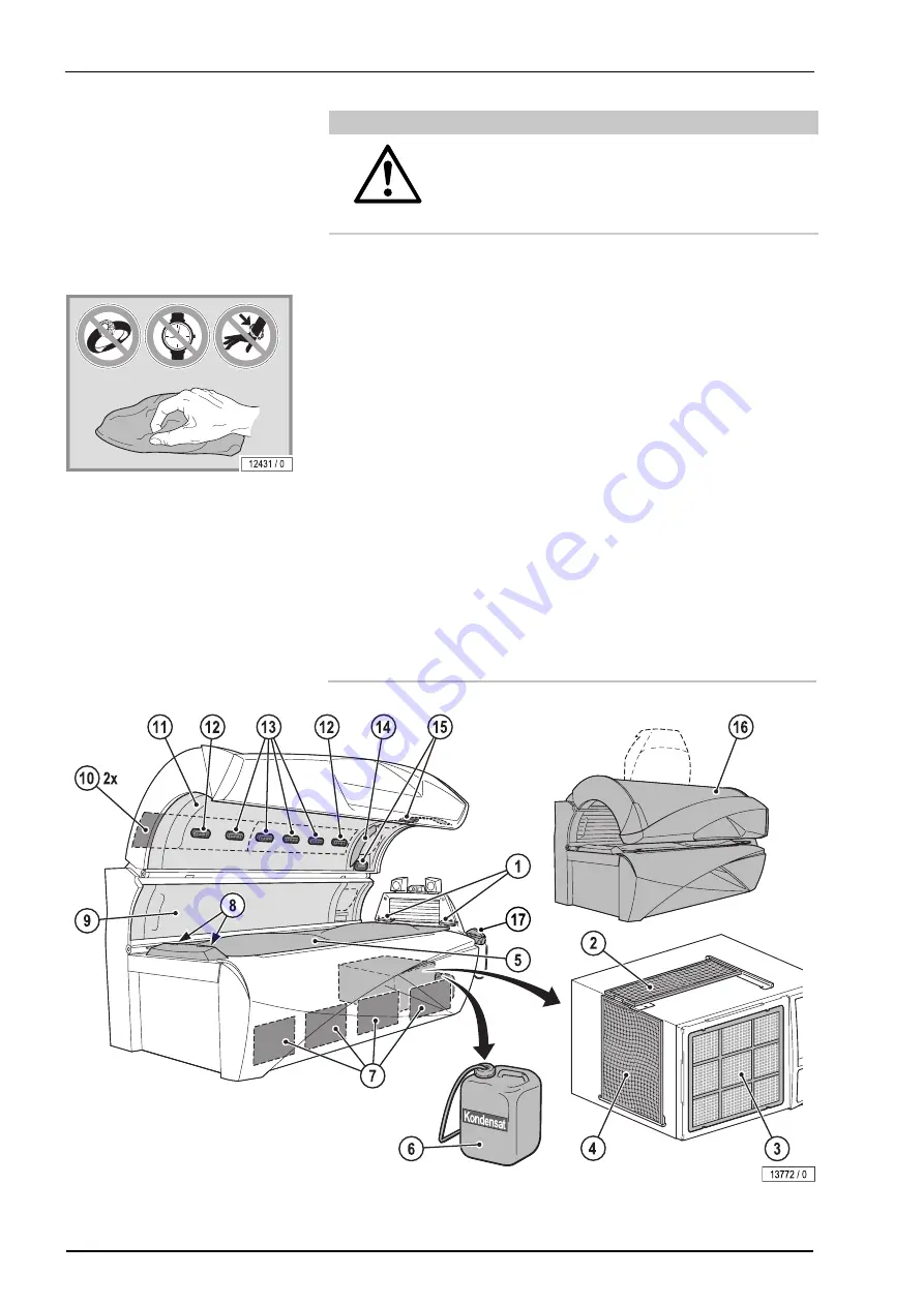 ergoline AFFINITY 500 SUPER POWER Operating Instructions Manual Download Page 124