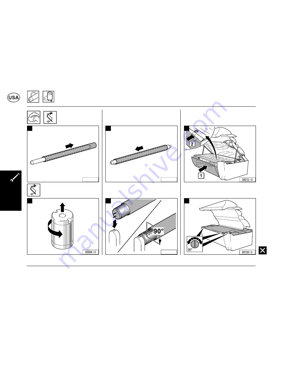 ergoline opensun550 Operating Instructions Manual Download Page 61