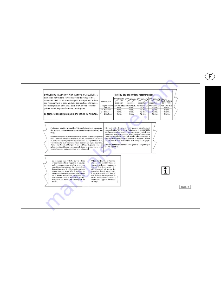 ergoline opensun550 Operating Instructions Manual Download Page 92