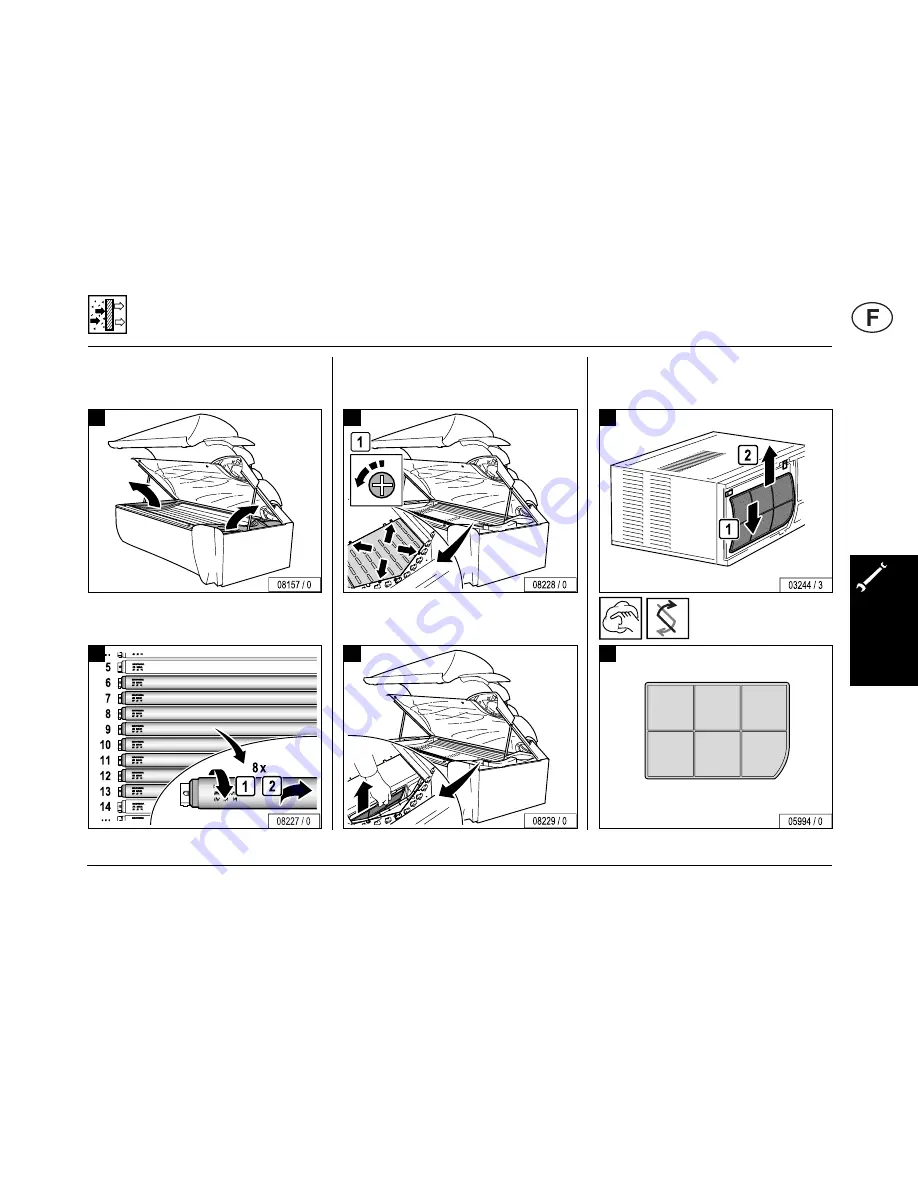 ergoline opensun550 Operating Instructions Manual Download Page 158