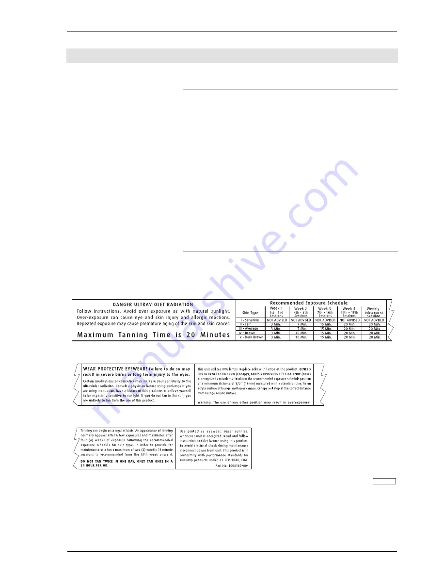 ergoline SUNDASH 32 SUPER POWER Operating Instructions Manual Download Page 7