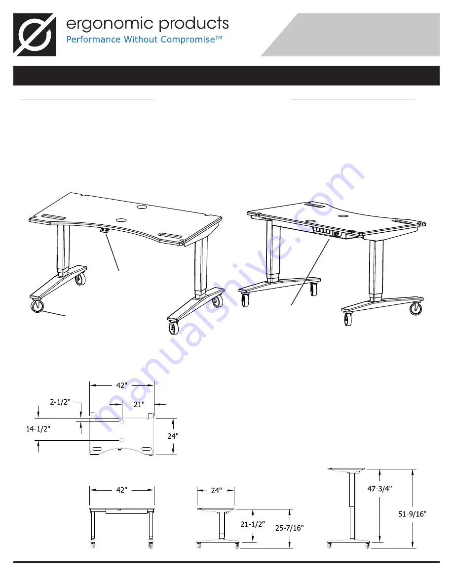 Ergonomic products R3A1 Installation And Operation Manual Download Page 4