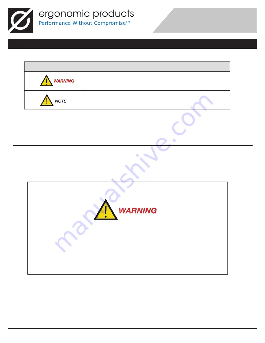 Ergonomic products Safe-T-Shield VacTrac Installation Manual Download Page 4