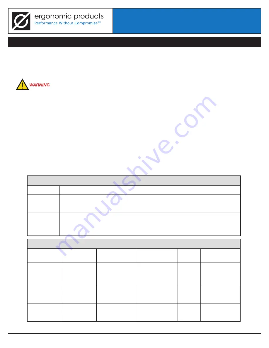 Ergonomic products Safe-T-Shield Manual Download Page 18