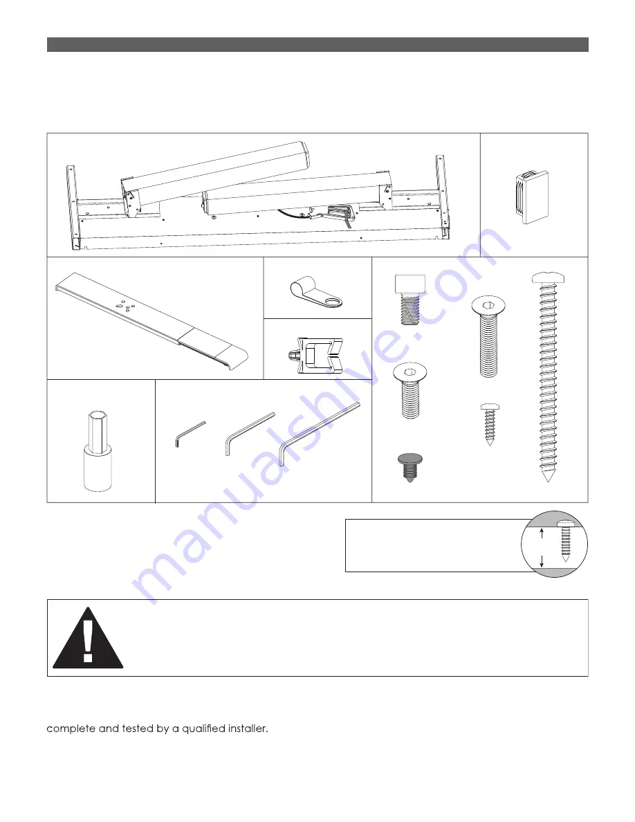 ERGONOMIC SOLUTIONS 2ESP-WA-C48-BLK Instructions Manual Download Page 2