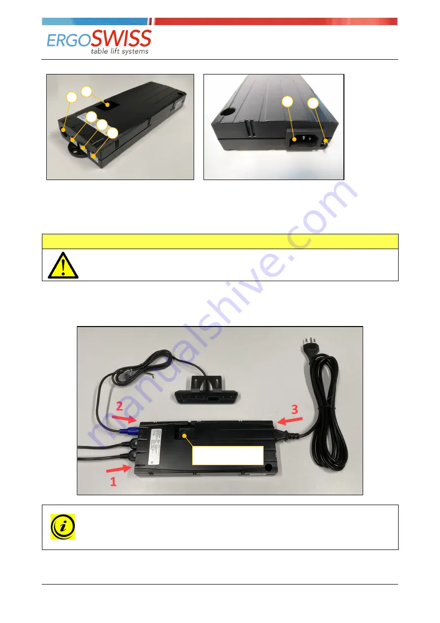 Ergoswiss 901.20034 Operating Instruction Download Page 13