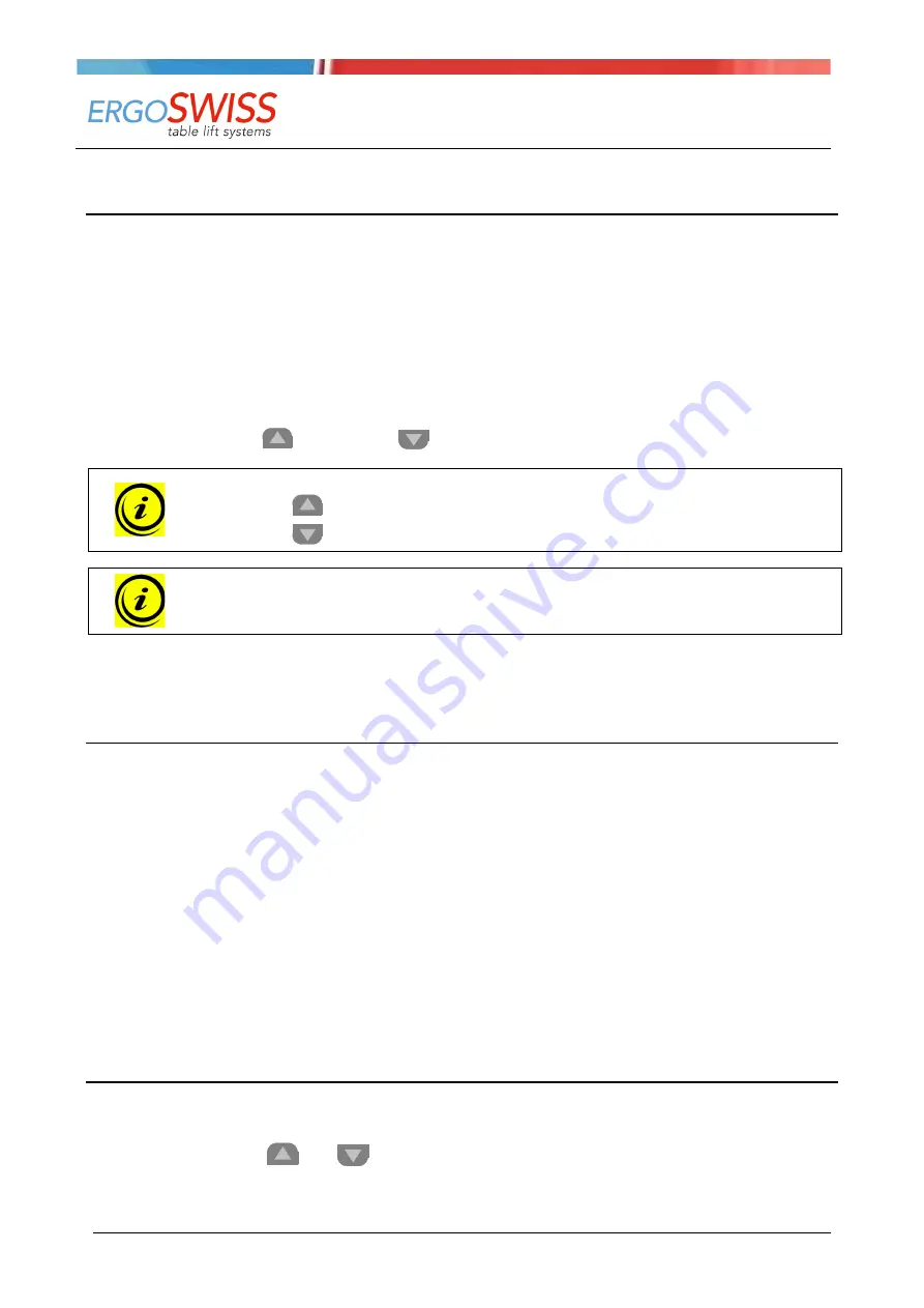 Ergoswiss 903.20033 Operating Instructions Manual Download Page 14