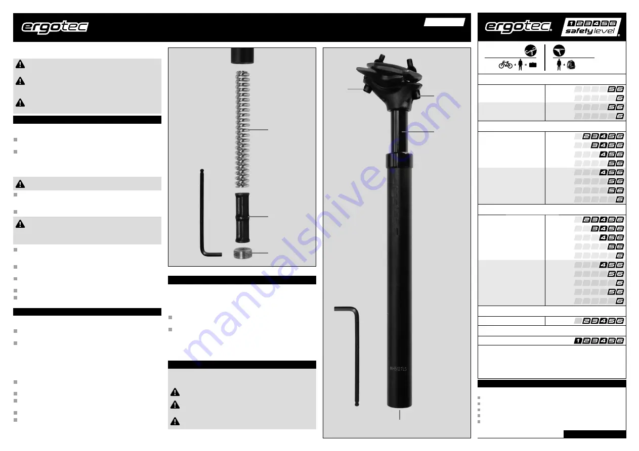 ERGOTEC SP-10.0 Assembly And Safety Instructions Download Page 1