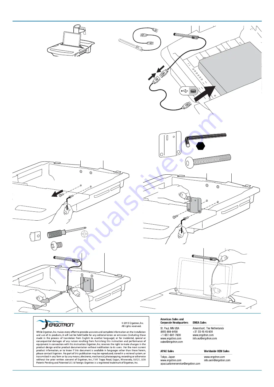 Ergotron 97-754-002 Assembly Instructions Manual Download Page 8