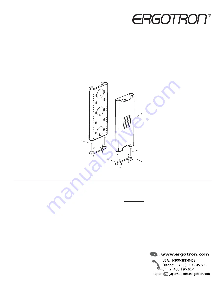 Ergotron AnthroBench 293 Series Скачать руководство пользователя страница 1