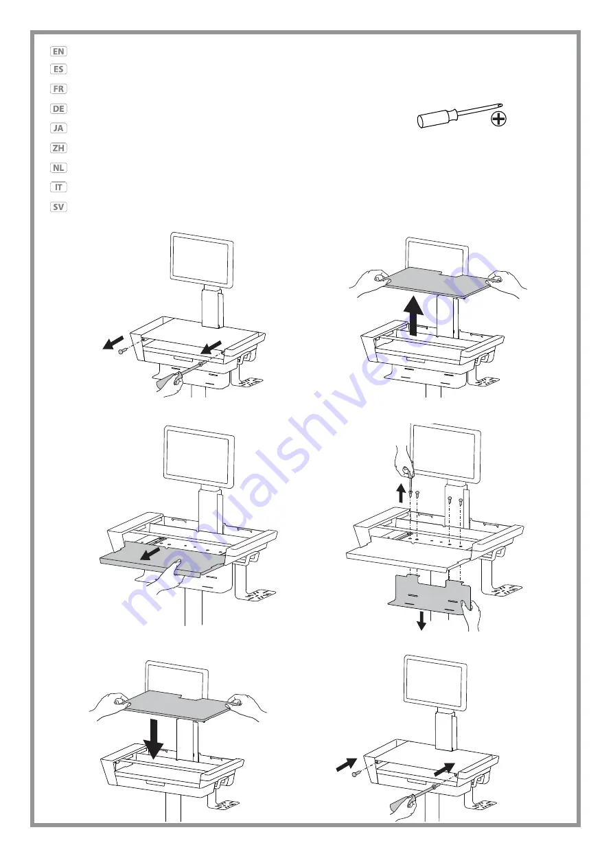 Ergotron CareFit Slim User'S Installation Manual Download Page 15