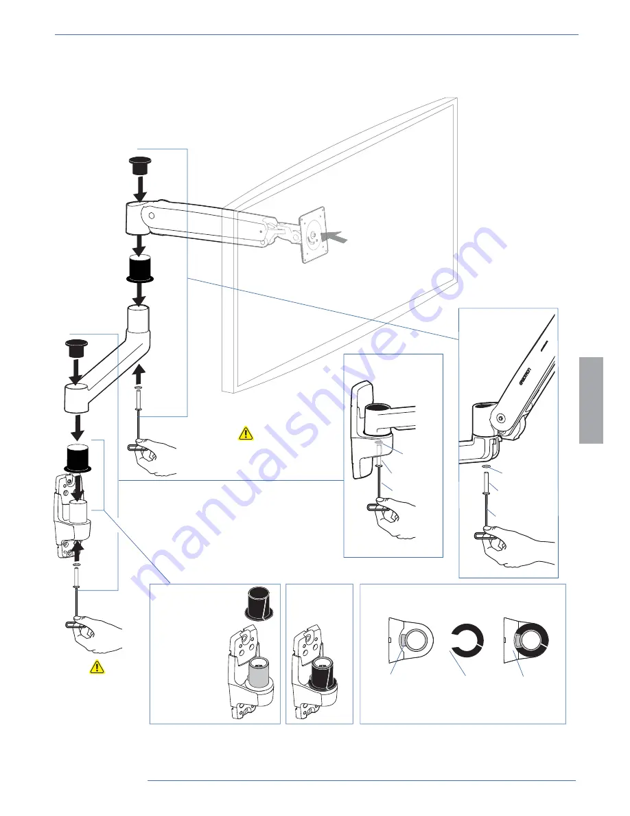 Ergotron LX Desk Mount LCD Arm Assembly Instructions Manual Download Page 11