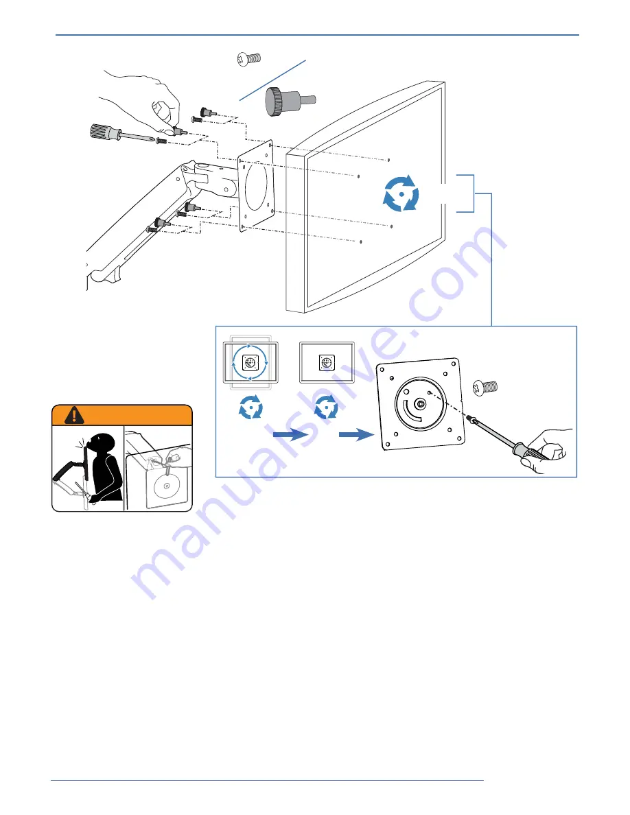 Ergotron LX Wall Mount LCD Arm User Manual Download Page 8