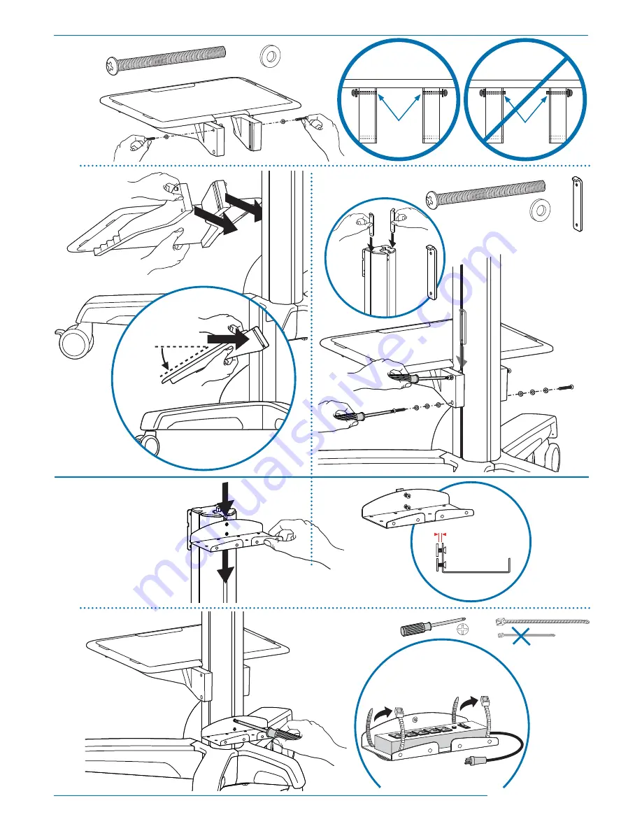 Ergotron Neo-Flex Mobile MediaCenter UHD User Manual Download Page 4