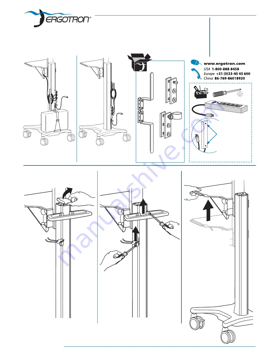 Ergotron Power Strip Скачать руководство пользователя страница 1