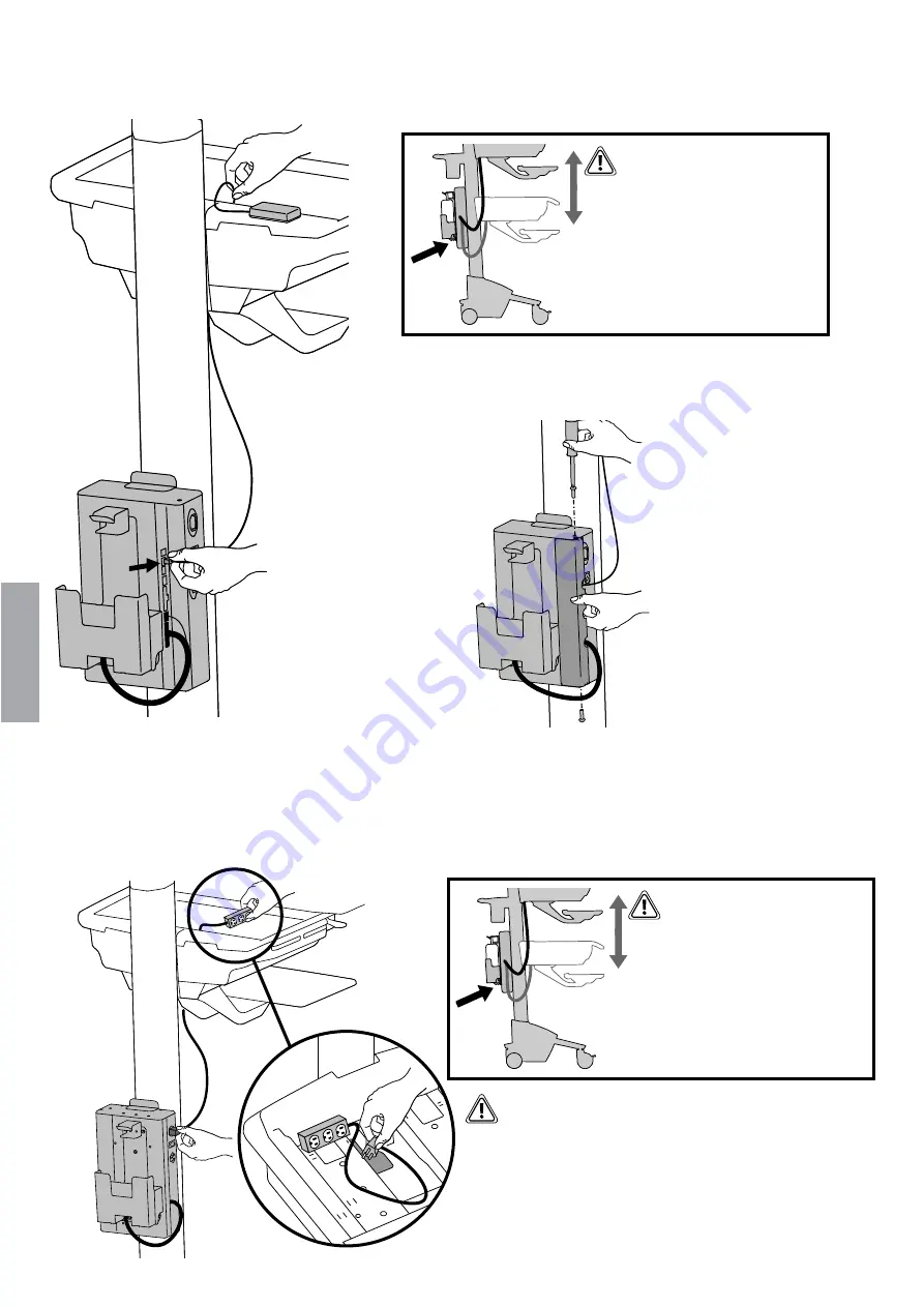 Ergotron StyleView LiFe Power Upgrade System Installation Manual Download Page 8