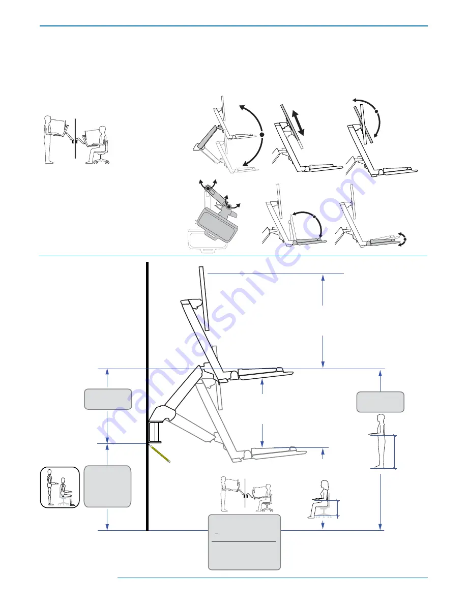 Ergotron StyleView Sit Stand Combo Arm User Manual Download Page 3