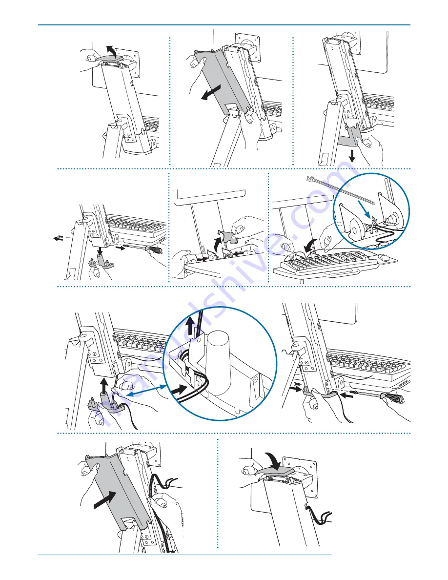 Ergotron StyleView Sit Stand Combo Arm Скачать руководство пользователя страница 10