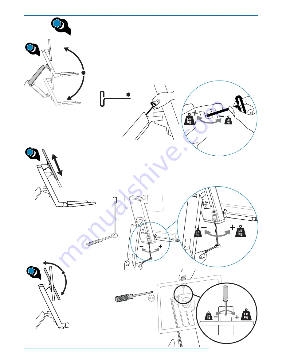 Ergotron StyleView Sit Stand Combo Arm User Manual Download Page 12