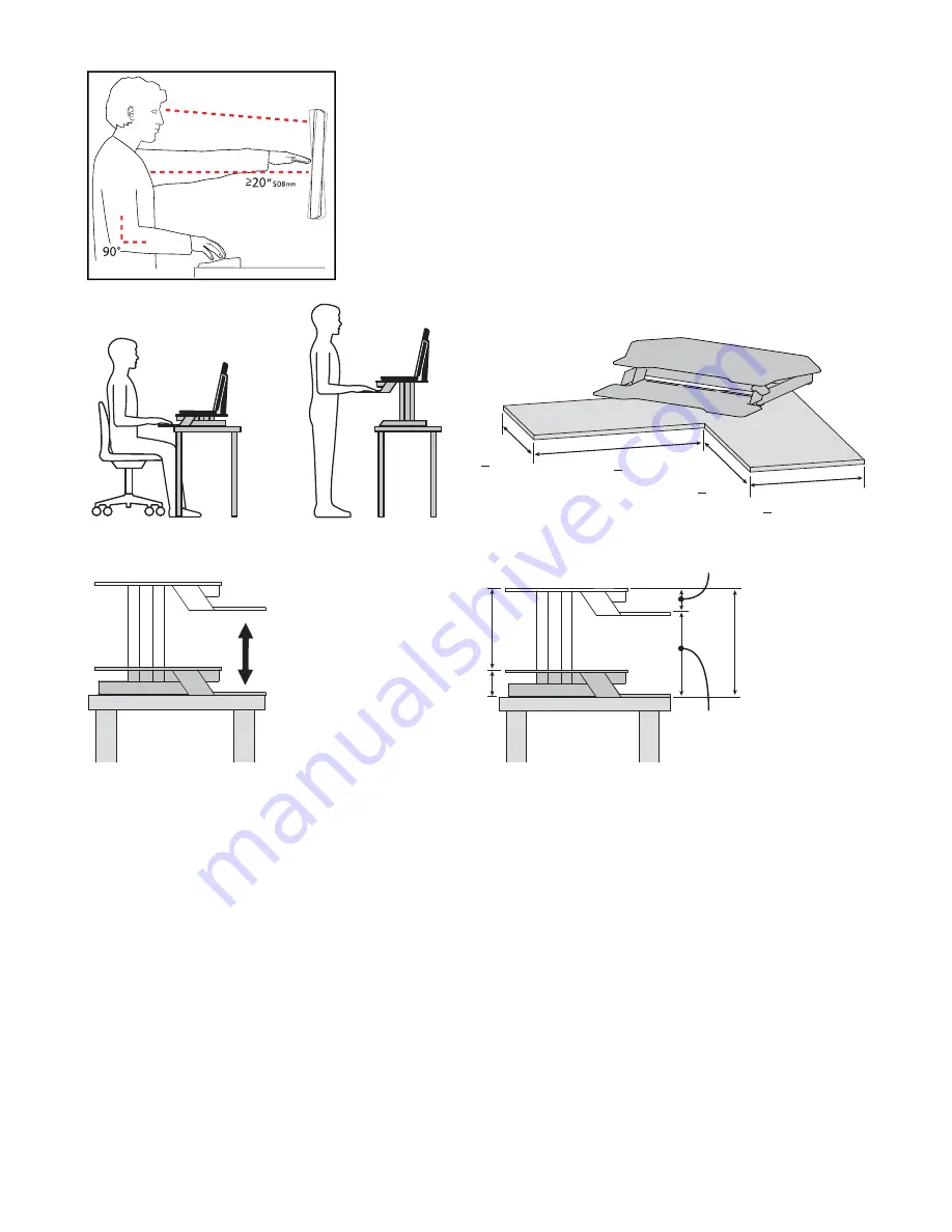 Ergotron WorkFit Corner Скачать руководство пользователя страница 7