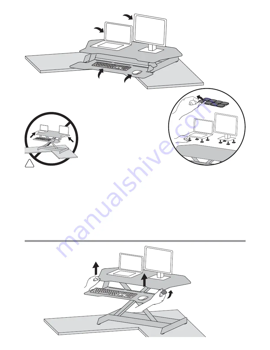 Ergotron WorkFit Corner User Manual Download Page 10