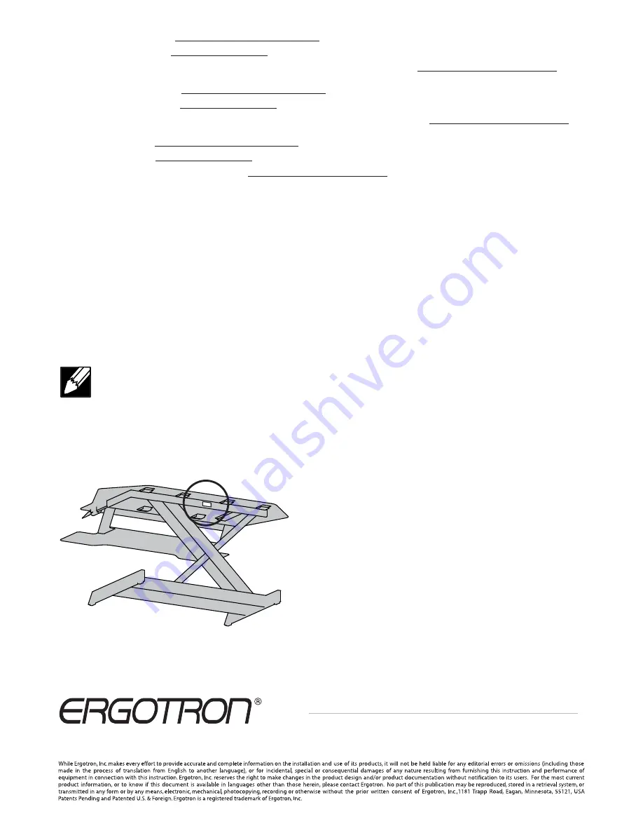 Ergotron WorkFit Corner User Manual Download Page 26