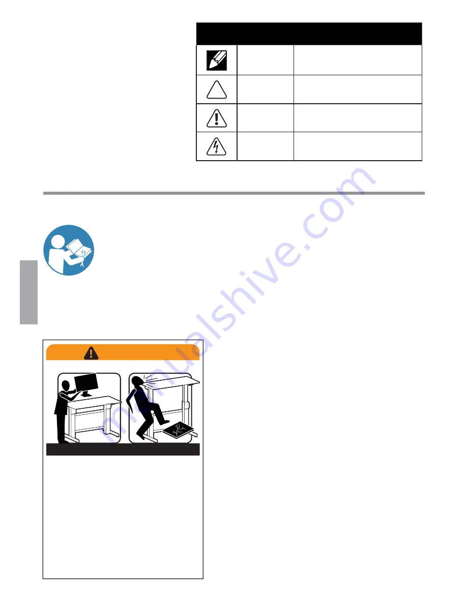 Ergotron WORKFIT-DL Скачать руководство пользователя страница 2