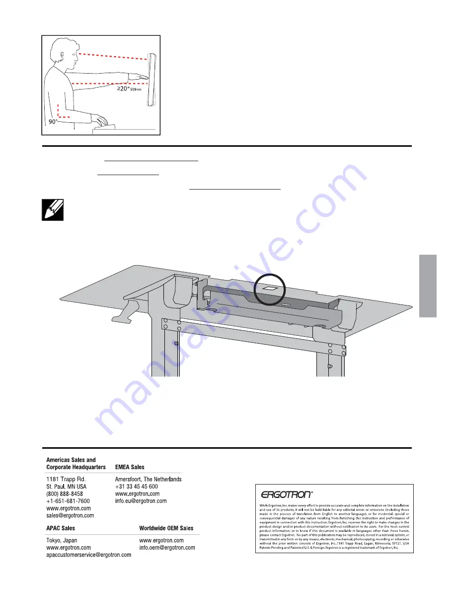 Ergotron WORKFIT-DL User Manual Download Page 25