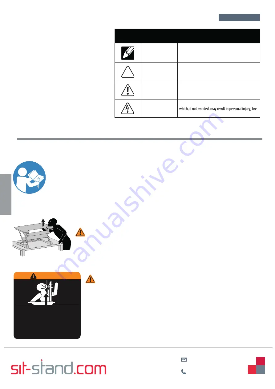 Ergotron Workfit Single LD Скачать руководство пользователя страница 2