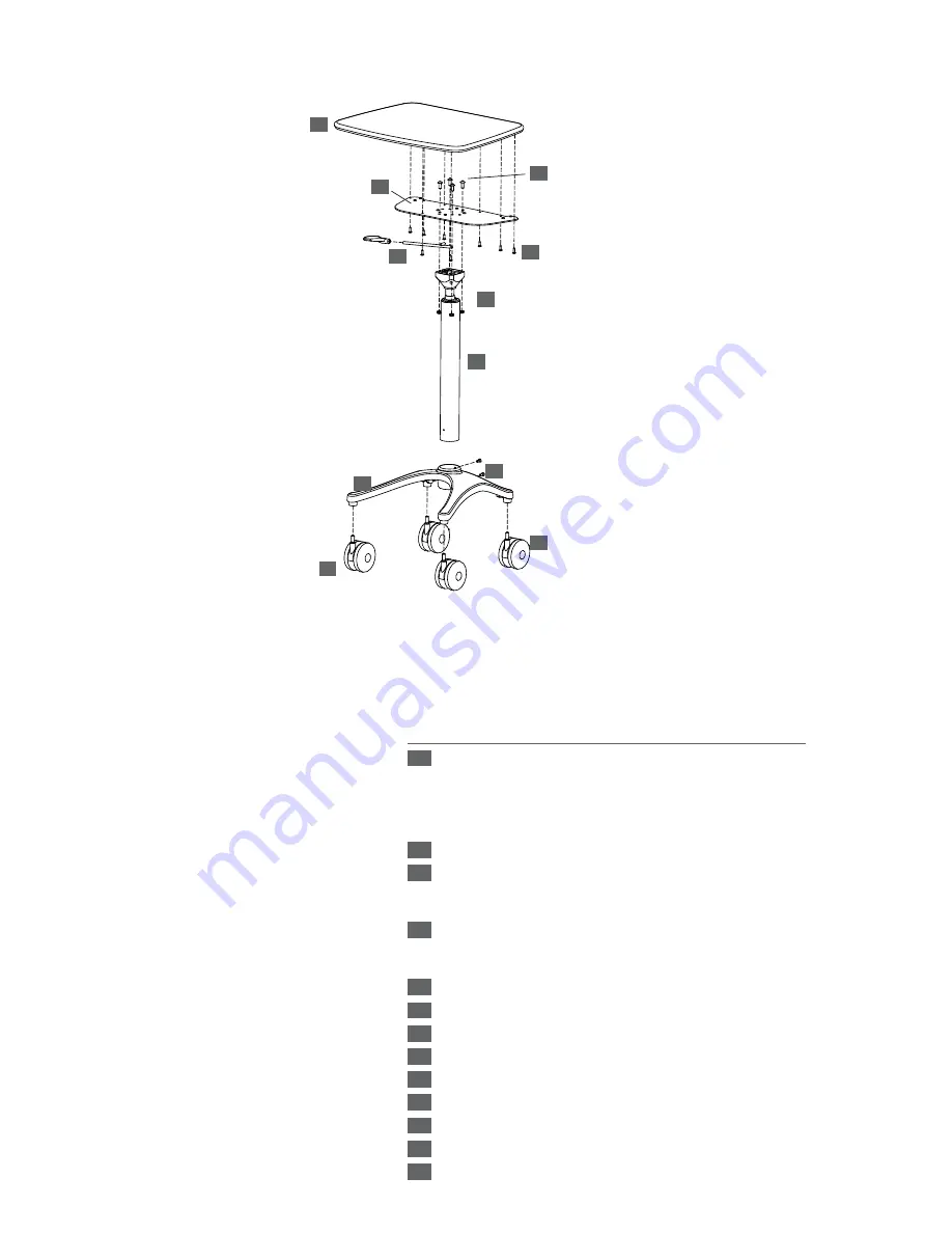 Ergotron ZAH25CG/CG4 Assembly Instructions Download Page 2