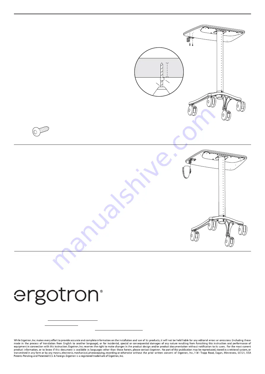 Ergotron Zido ZGCSSB Скачать руководство пользователя страница 3