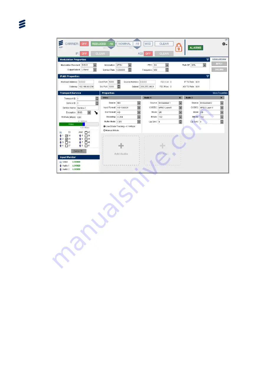 Ericsson AVP 1000 1RU Reference Manual Download Page 96