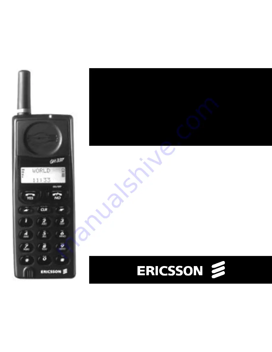 Ericsson GH337 Скачать руководство пользователя страница 1