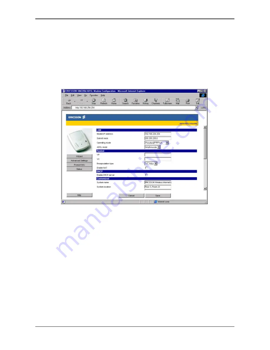 Ericsson HM220d User Manual Download Page 60