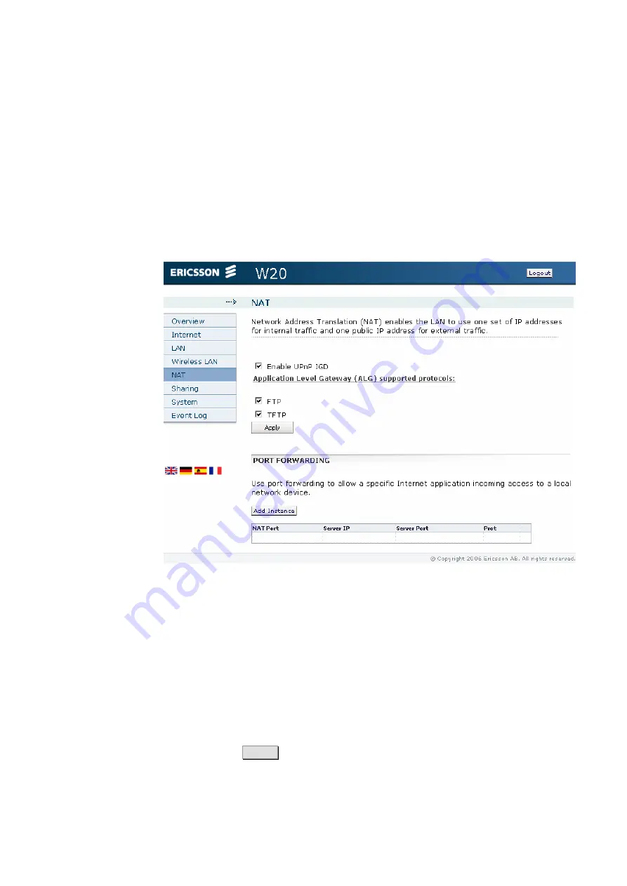 Ericsson W20 User Manual Download Page 39