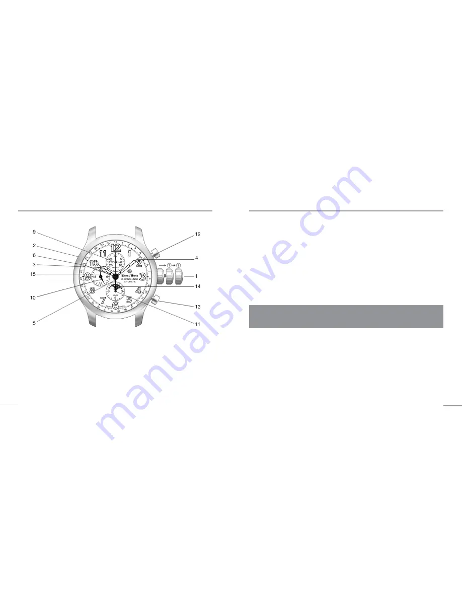 Ernst Benz ChronoDiver Operating Instructions Manual Download Page 8